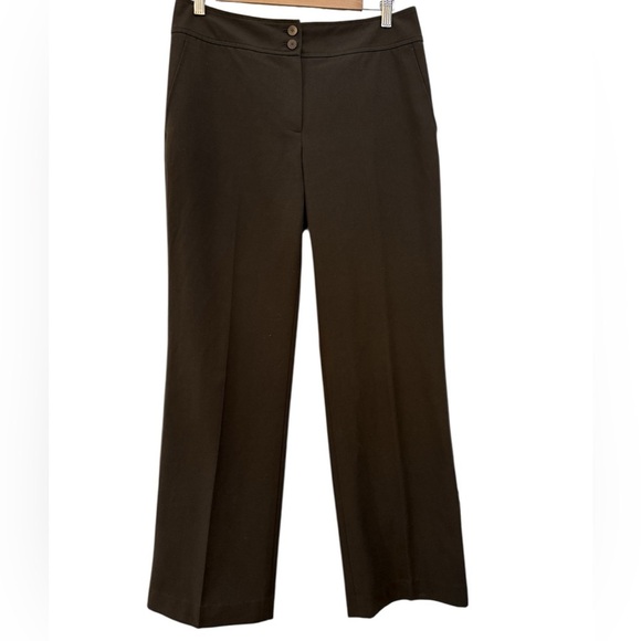 Talbots Pants - Talbots Dark Brown Wide Leg Pants